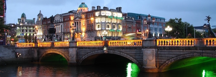Dublin at twilight