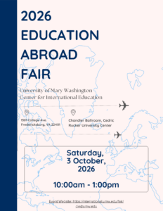 Education abroad fair flyer